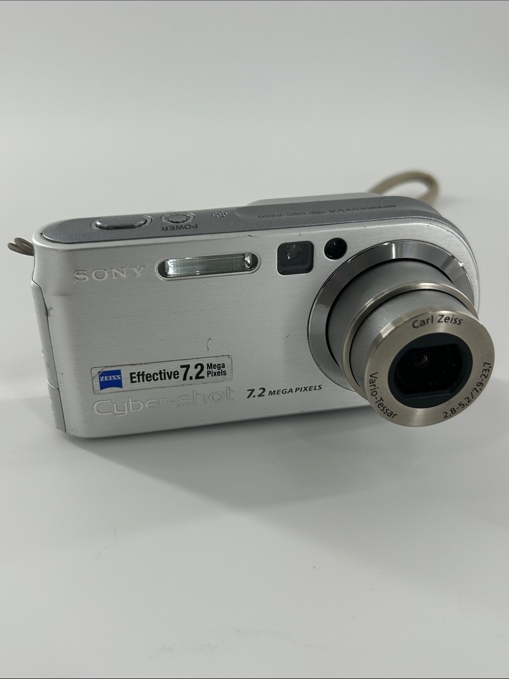 Sony Cyber-Shot DSC-P200 Digital Camera 7.2MP w/ Battery Silver Carl Zeiss - Picture 8 of 15